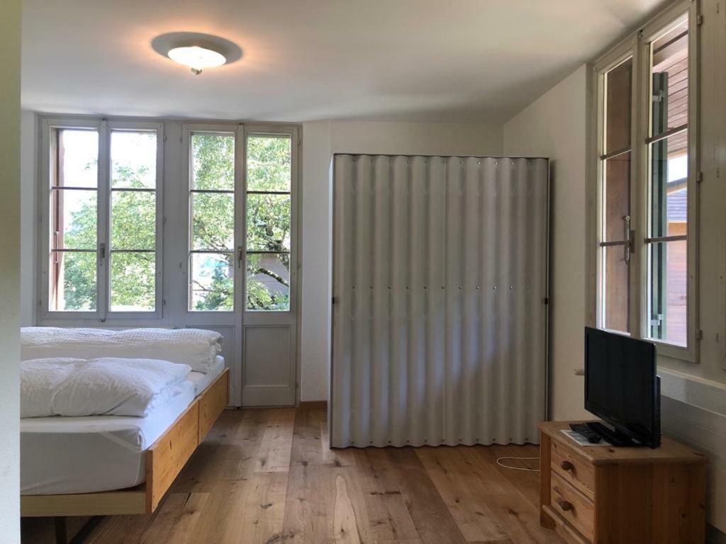 Hotel Krone Budget Lenk Eksteriør billede